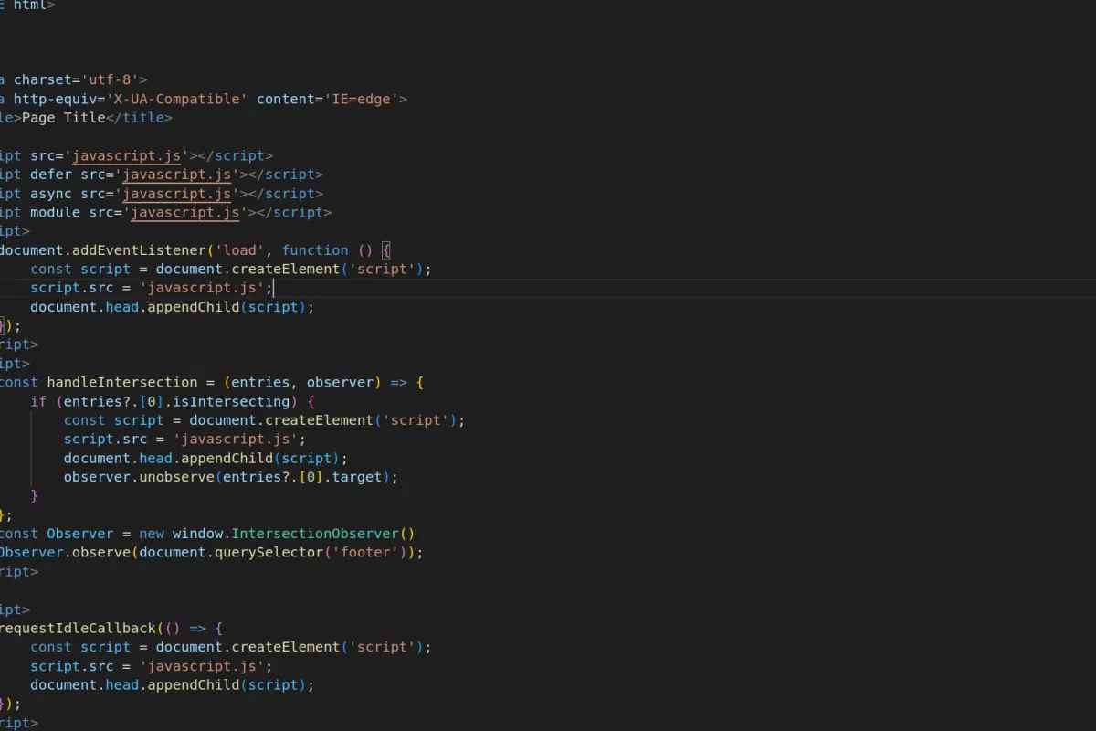 Core Web Vitals 14 methods to defer or schedule JavaScript