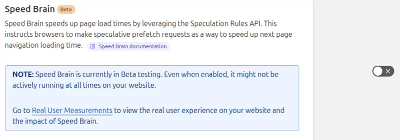 cloudflare settings speedbrain
