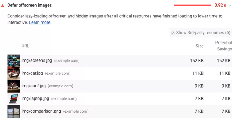 Eliminate render-blocking resources