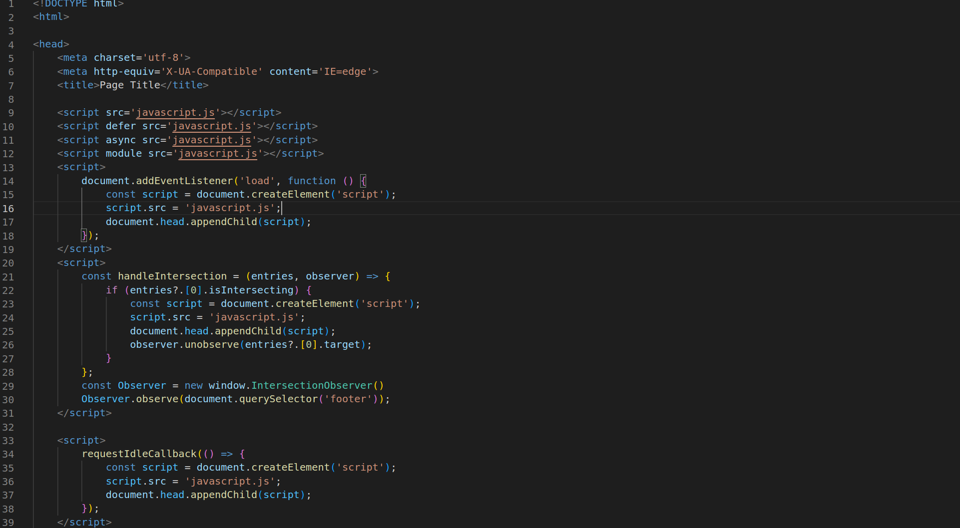 14 methods to defer or schedule JavaScript