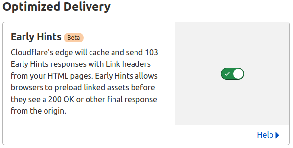 early hints cloudflare